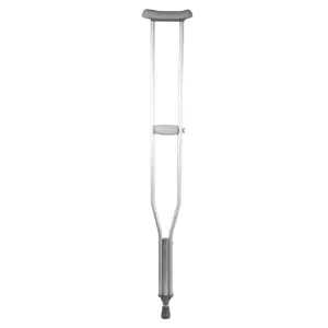 Aluminium Underarm Crutch, Grey, Size S | MOBIAK